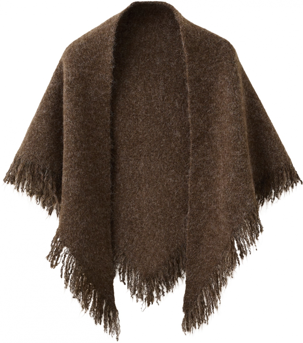 MANGO Pelerína 'CLINT'  hnedá