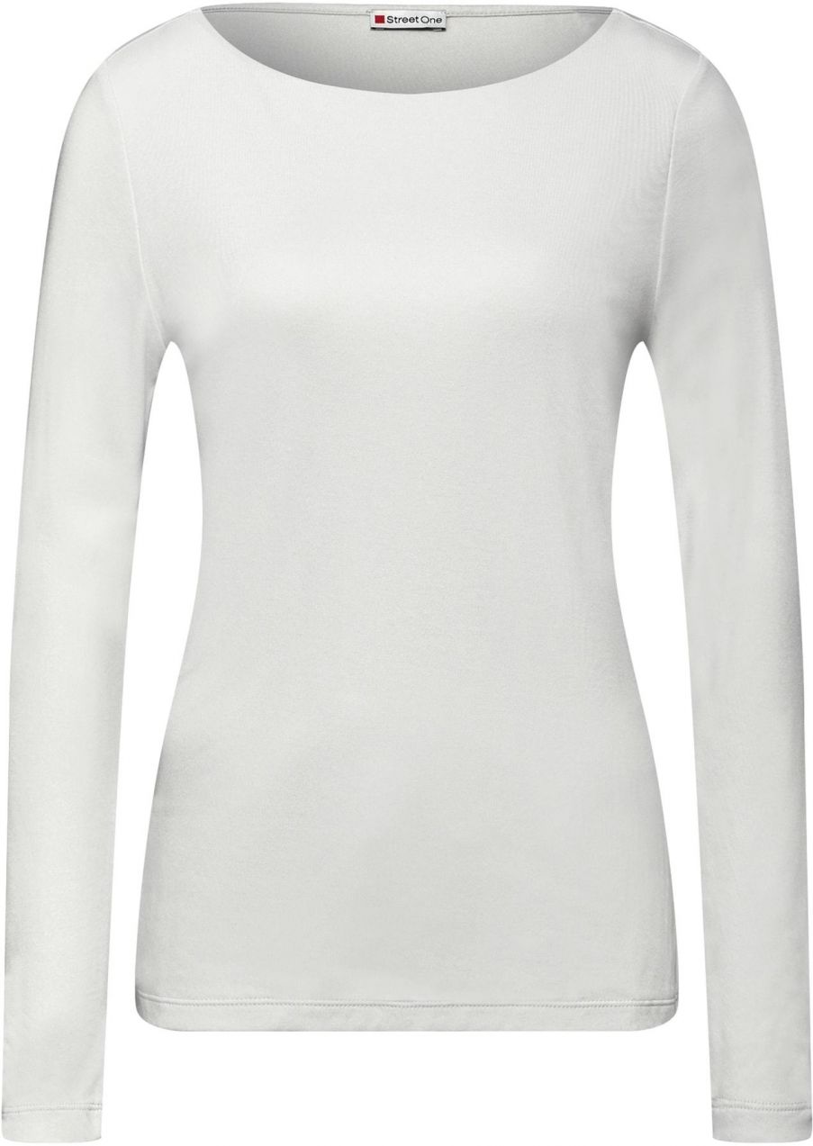 STREET ONE Tričko 'New Lanea'  prírodná biela
