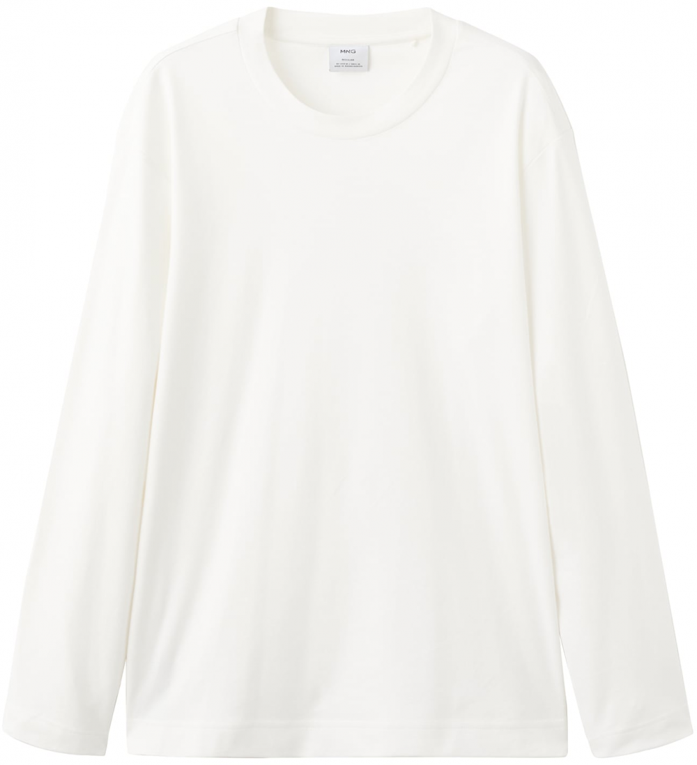 MANGO MAN Tričko 'GARETH'  biela