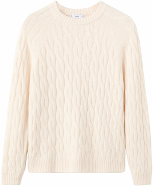 MANGO MAN Sveter 'Maria'  krémová
