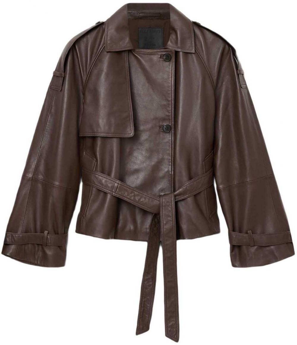 AllSaints Prechodná bunda 'REED'  hnedá