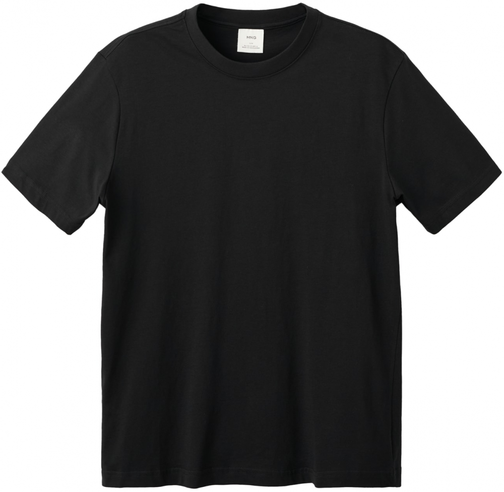 MANGO MAN Tričko 'CHERLO'  čierna