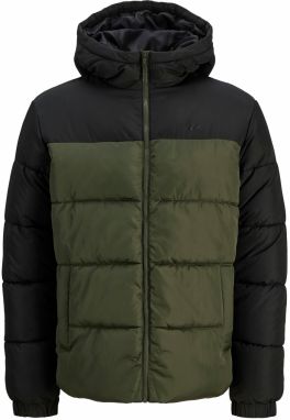 JJ Rebel Zimná bunda  olivová / čierna
