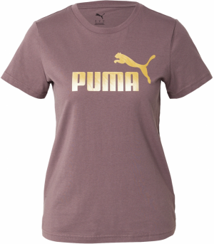PUMA Funkčné tričko 'ESS No. 1'  zlatá / svetlofialová