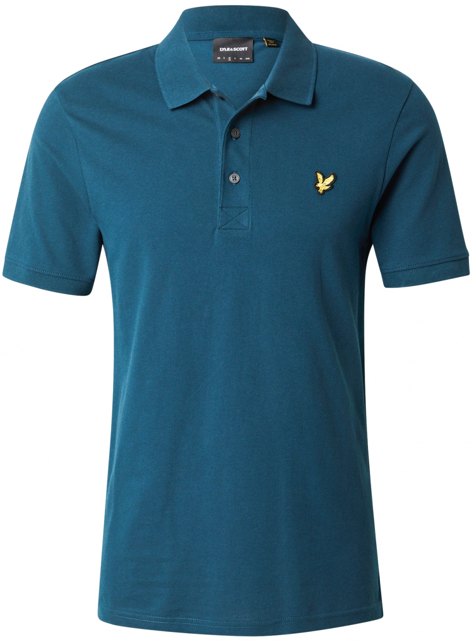 Lyle & Scott Tričko  petrolejová