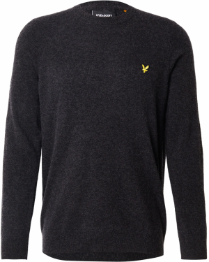 Lyle & Scott Sveter  čierna melírovaná