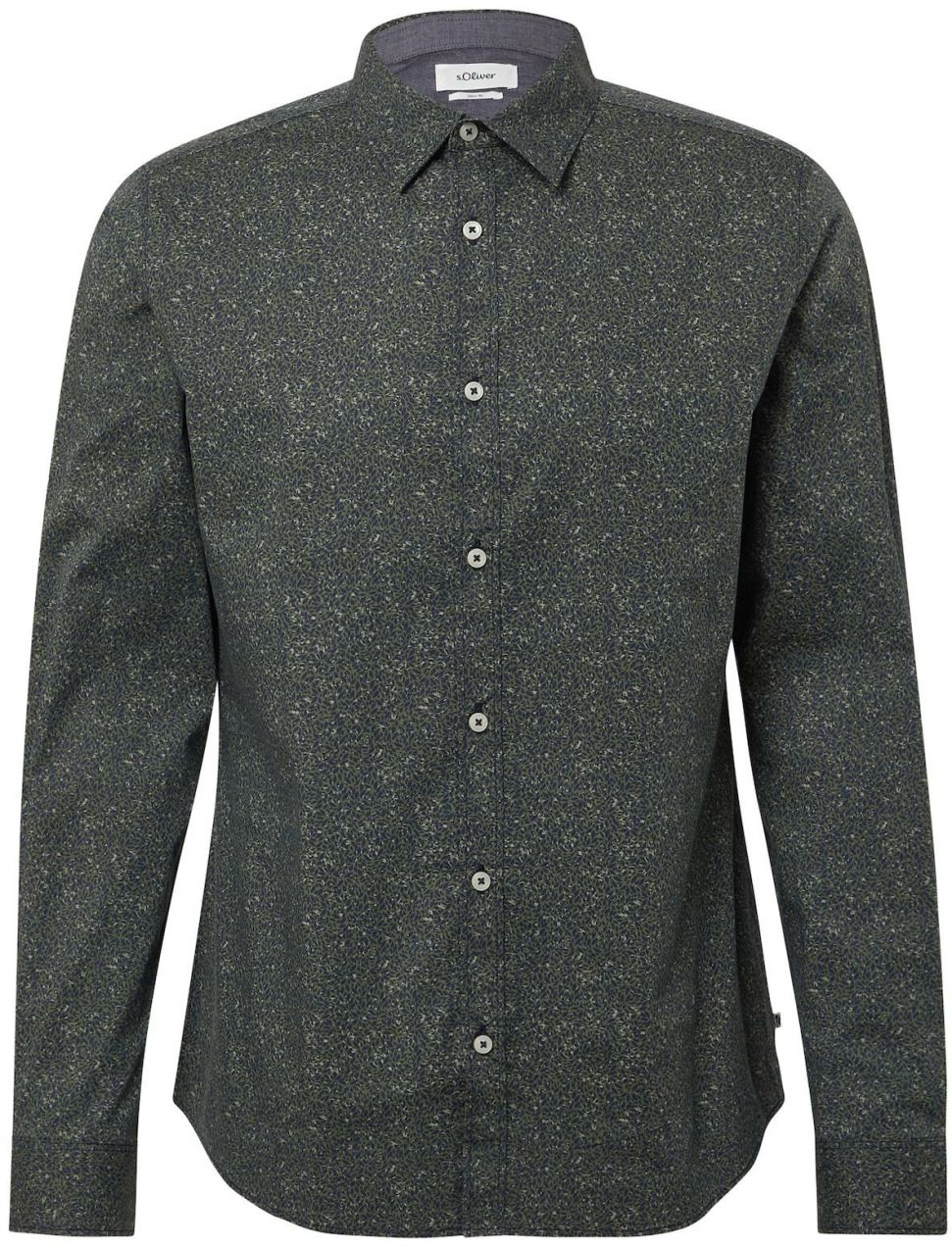 s.Oliver Košeľa  námornícka modrá / zelená