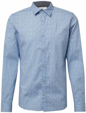 s.Oliver Košeľa  dymovo modrá / svetlomodrá