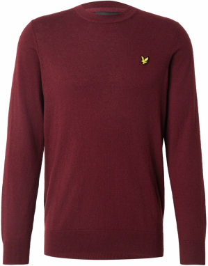 Lyle & Scott Sveter  vínovo červená