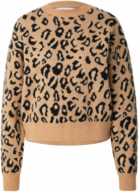 ABOUT YOU Sveter 'Marissa'  béžová / svetlobéžová / čierna