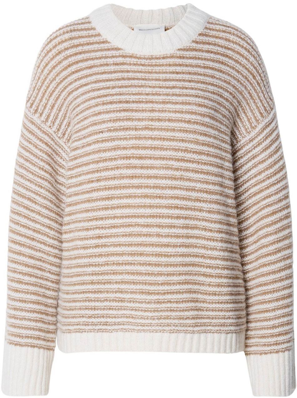 MSCH COPENHAGEN Sveter 'Pheodora'  béžová / biela