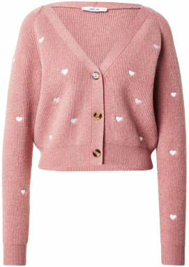 ABOUT YOU Kardigán 'Lana'  staroružová / biela