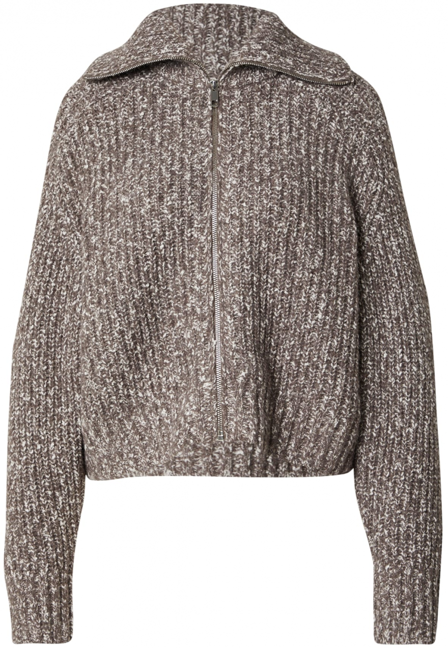 EDITED Kardigán 'Lucila'  hnedá / biela