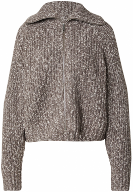 EDITED Kardigán 'Lucila'  hnedá / biela