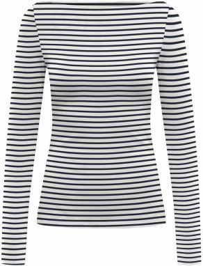 Only Tall Tričko 'ONLKISS'  čierna / biela