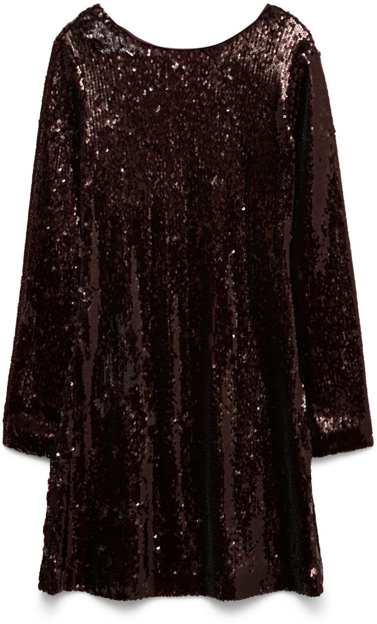 VERO MODA Šaty 'VMAlly'  vínovo červená