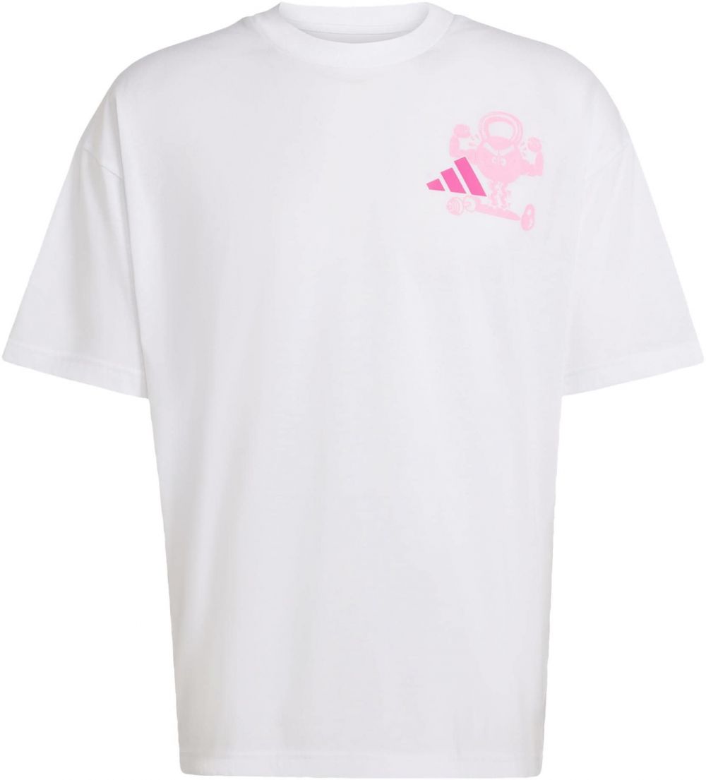 ADIDAS PERFORMANCE Funkčné tričko 'Fun'  ružová / ružová / biela