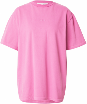 OH APRIL Tričko 'Good Karma'  ružová / biela