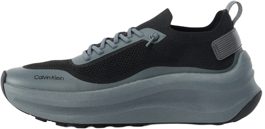 Calvin Klein Nízke tenisky  sivá / čierna