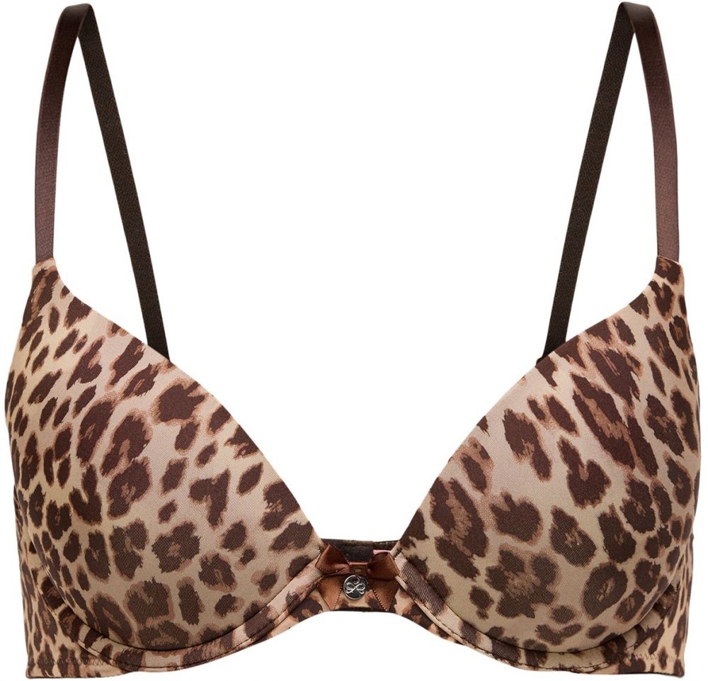 Hunkemöller Podprsenka  hnedá / svetlohnedá / čierna melírovaná