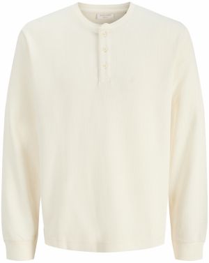 Jack & Jones Plus Tričko 'JORARGOS'  prírodná biela