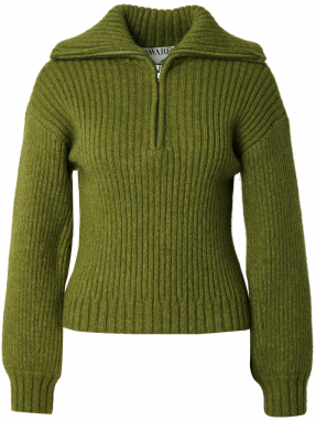 VERO MODA Sveter 'AWULLA'  olivová