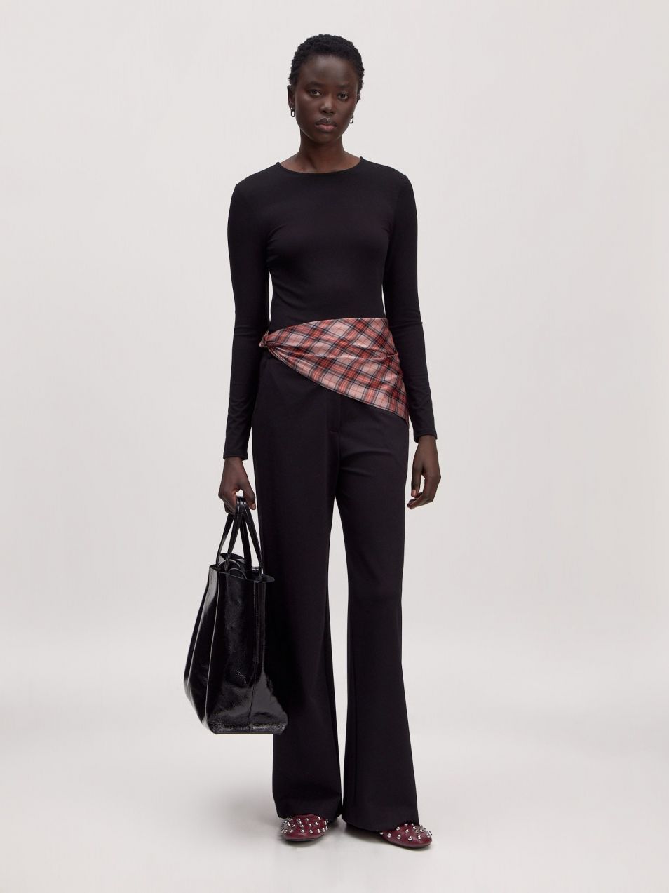 EDITED Top 'Jade'  čierna