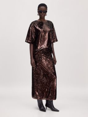 EDITED Tričko 'Janah'  hnedá