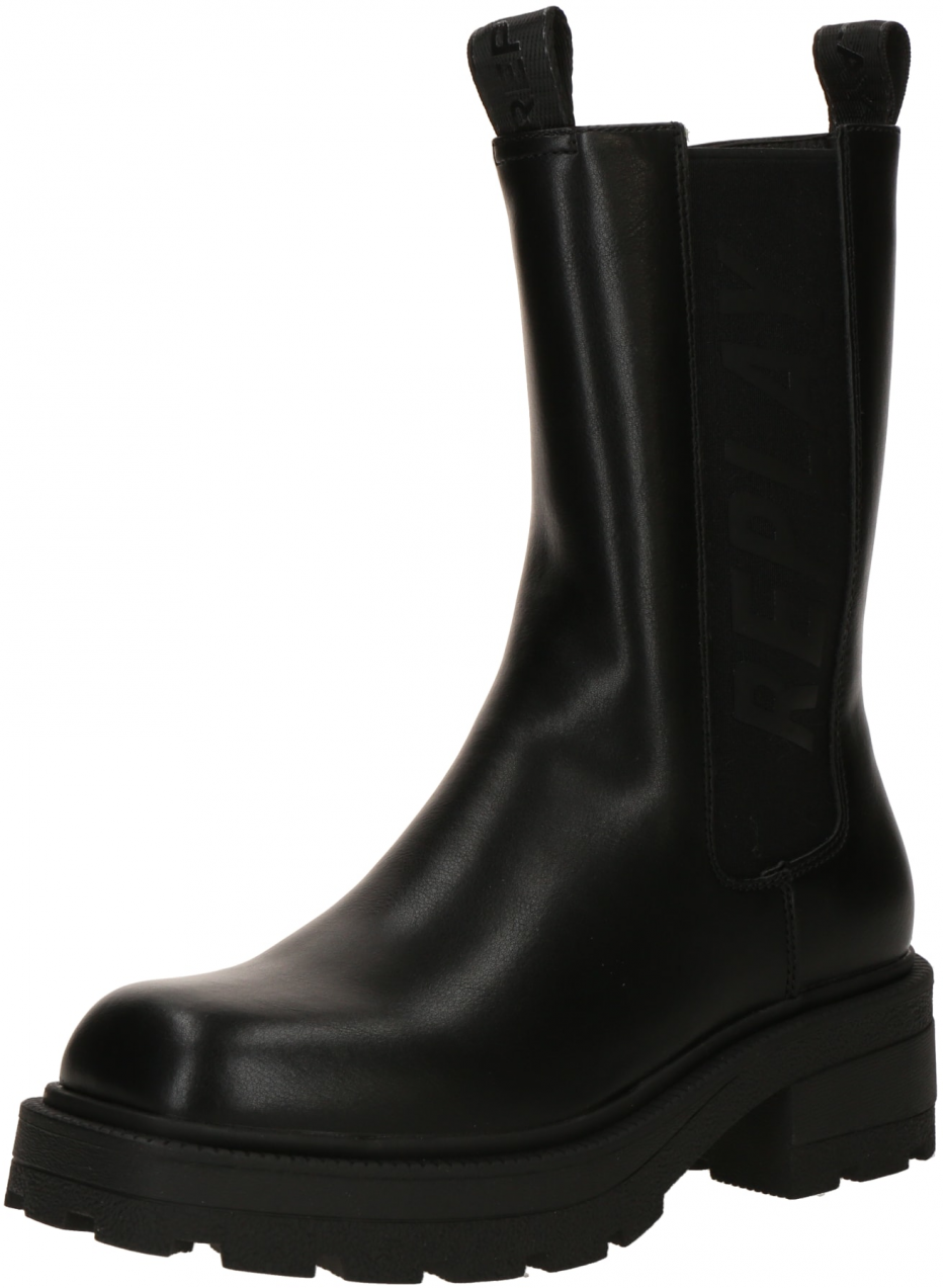 REPLAY Členkové čižmy  čierna