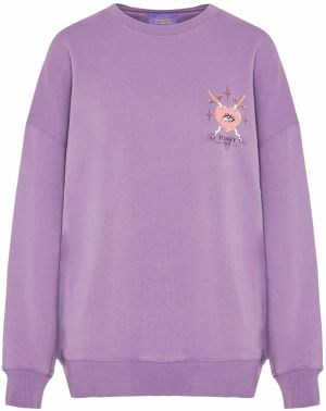 Funky Buddha Mikina  orchideová / koralová / ružová / biela