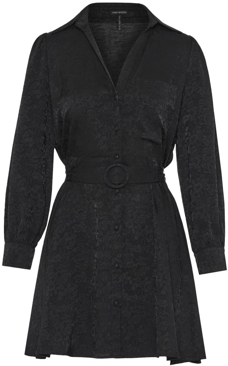 Funky Buddha Šaty  čierna