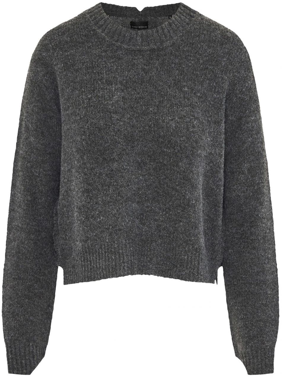 Funky Buddha Sveter  sivá