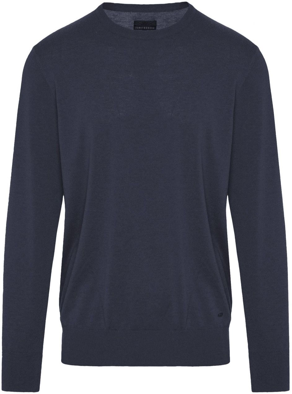 Funky Buddha Sveter  námornícka modrá