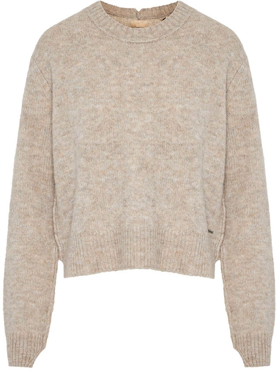 Funky Buddha Sveter  sivobéžová