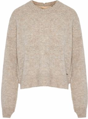 Funky Buddha Sveter  sivobéžová