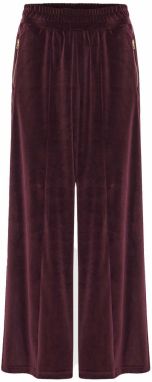 Funky Buddha Plisované nohavice  burgundská