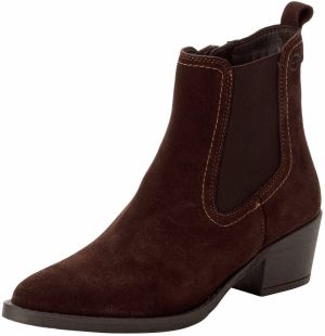 Tamaris Chelsea čižmy  tmavohnedá