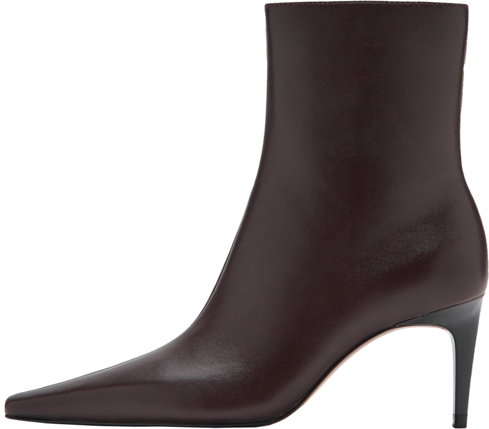 MANGO Členkové čižmy 'Katerina'  čokoládová