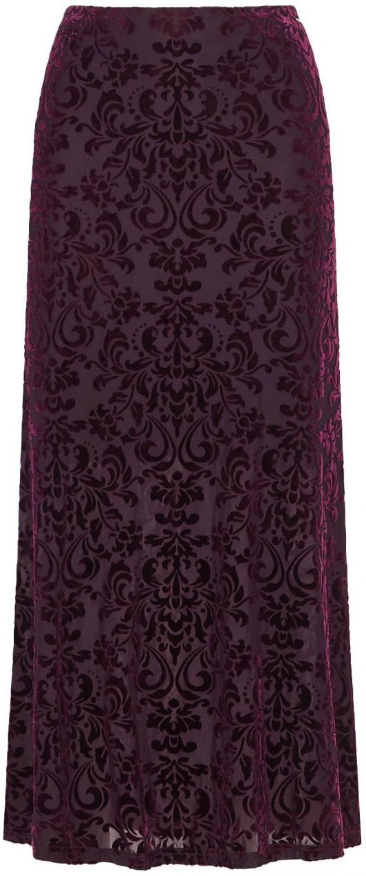 Funky Buddha Sukňa  burgundská