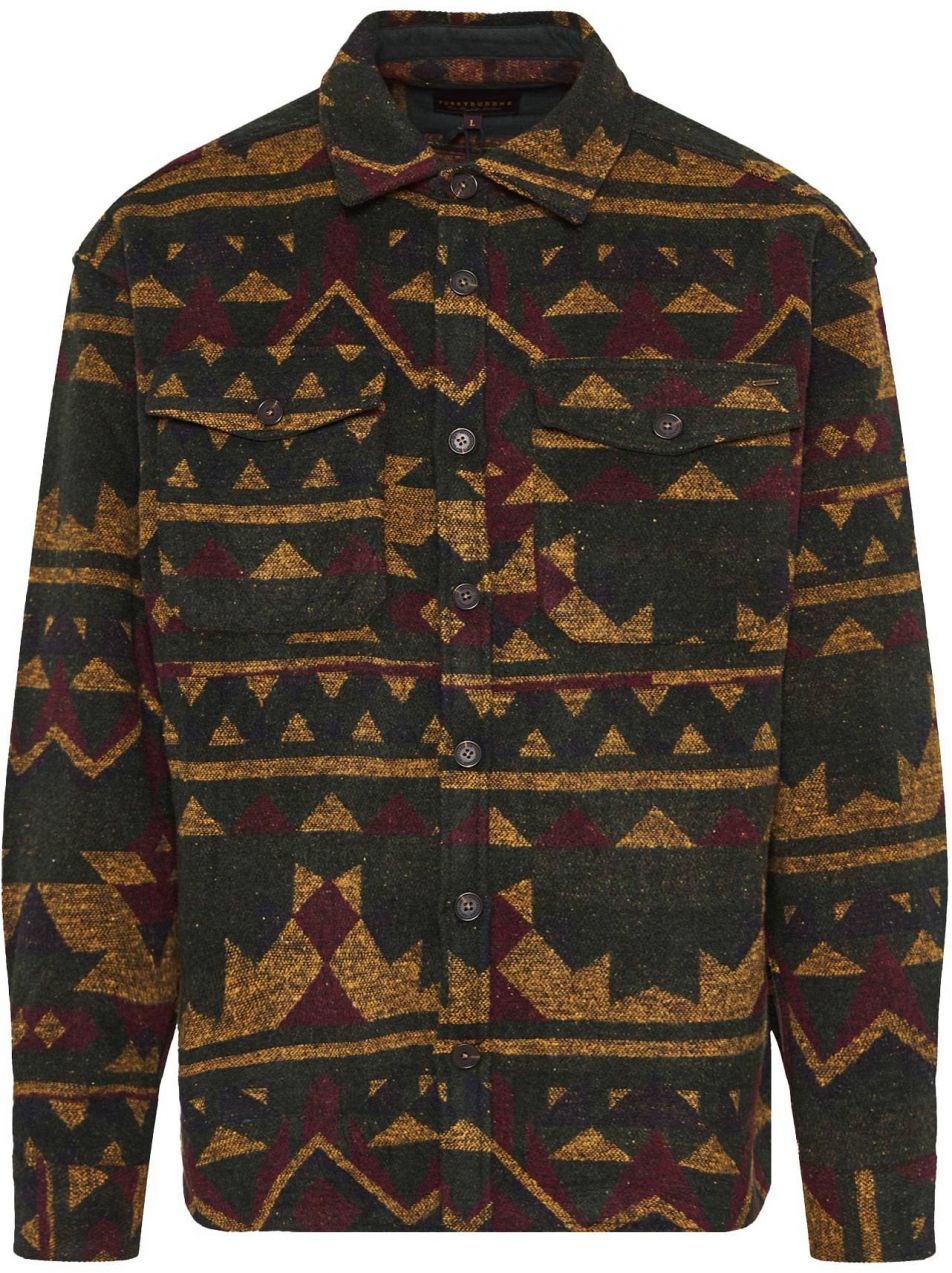 Funky Buddha Prechodná bunda  hnedá / hrdzavohnedá / olivová