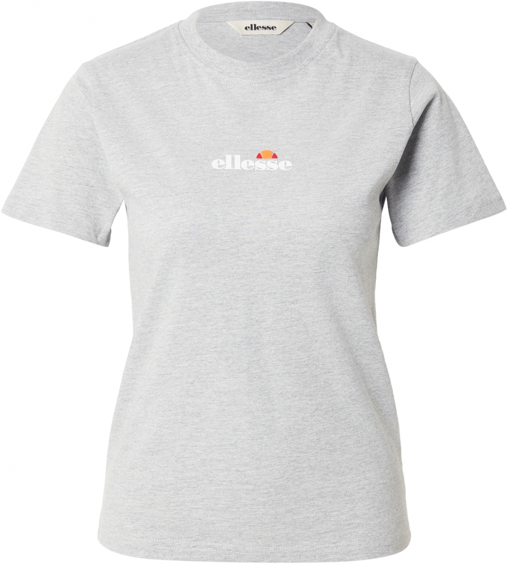 ELLESSE Tričko 'Svetta 2'  sivá melírovaná / oranžová / červená / biela