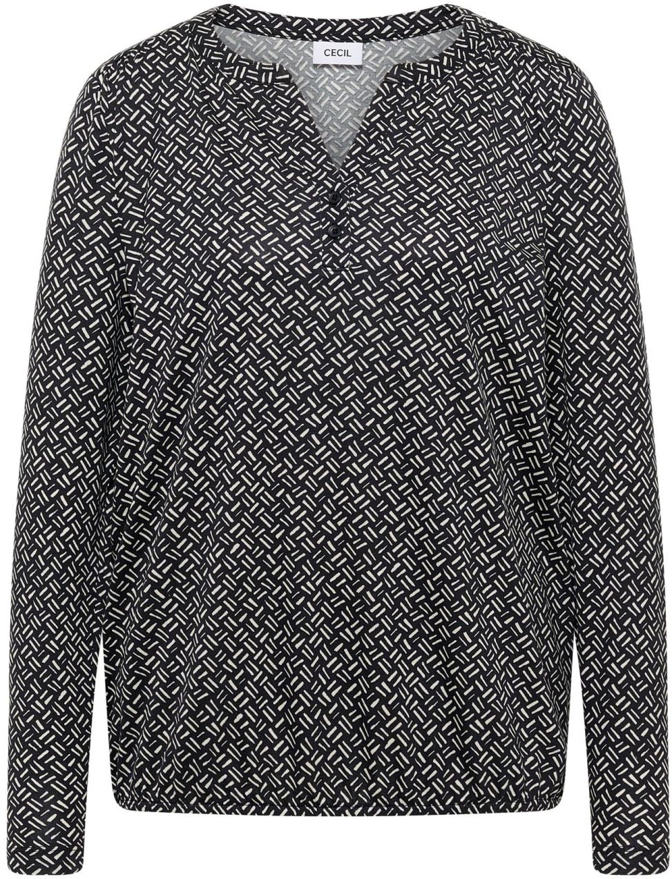 CECIL Tričko  sivobéžová / biela