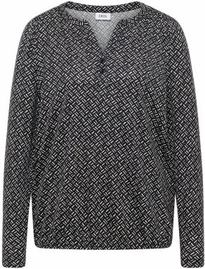 CECIL Tričko  sivobéžová / biela