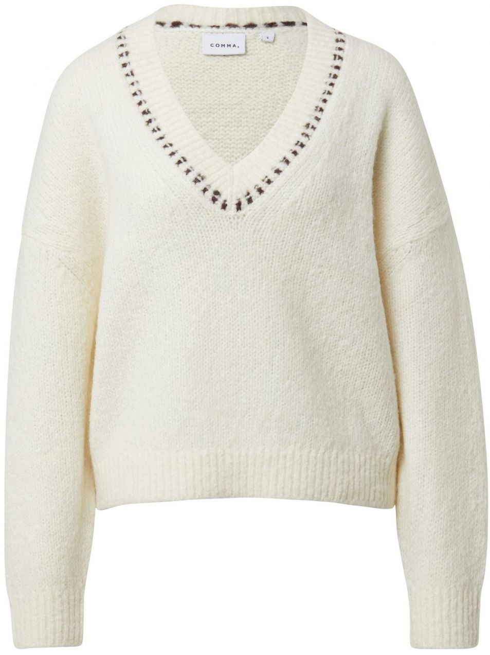 COMMA Sveter  krémová