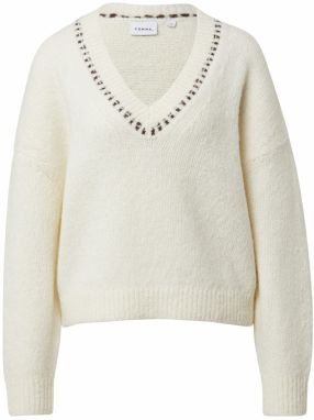 COMMA Sveter  krémová