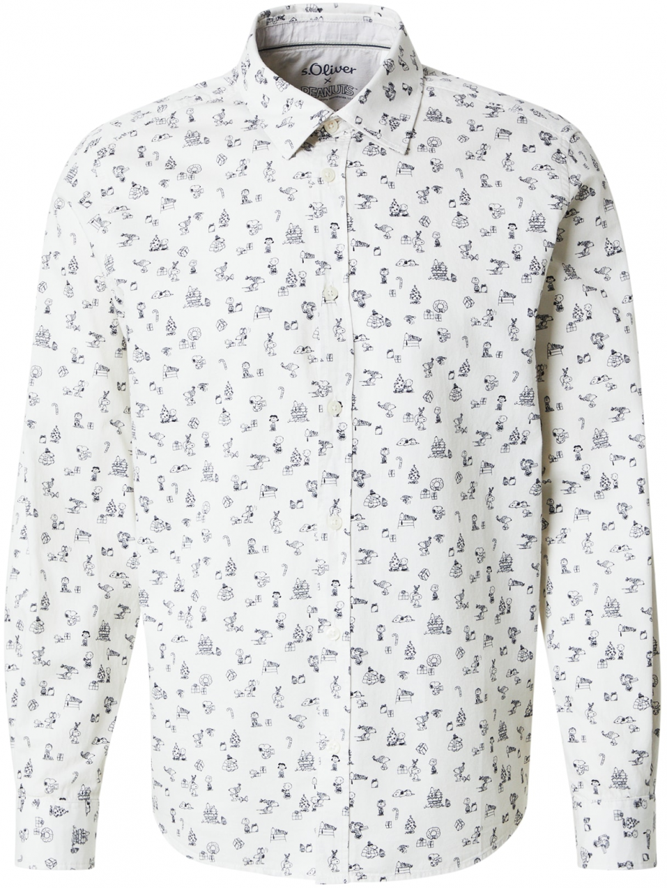 s.Oliver Košeľa  čierna / biela