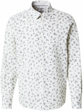 s.Oliver Košeľa  čierna / biela