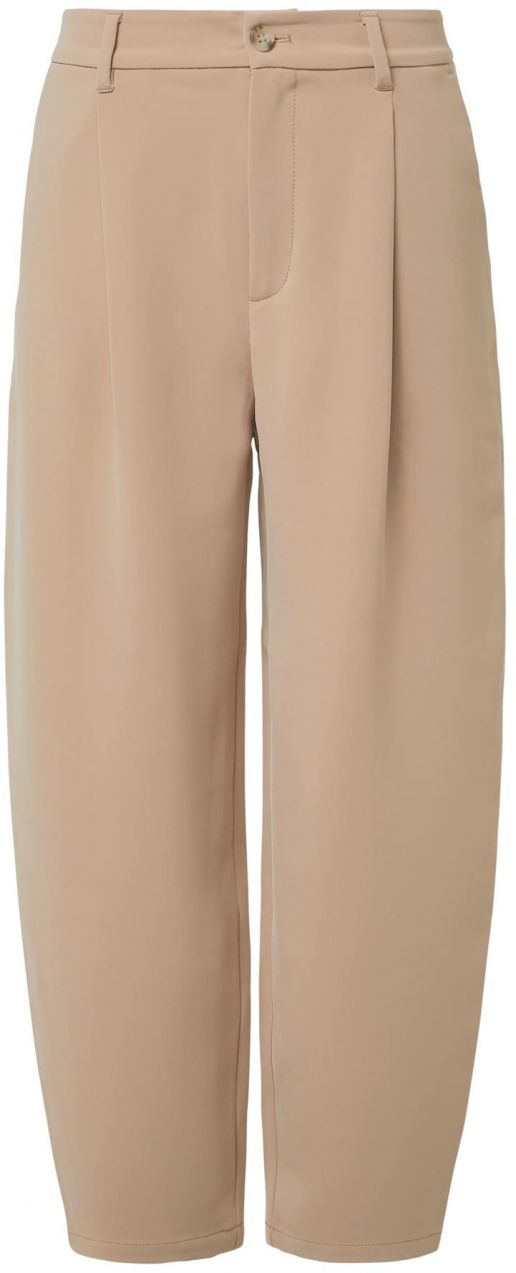 s.Oliver Plisované nohavice  piesková