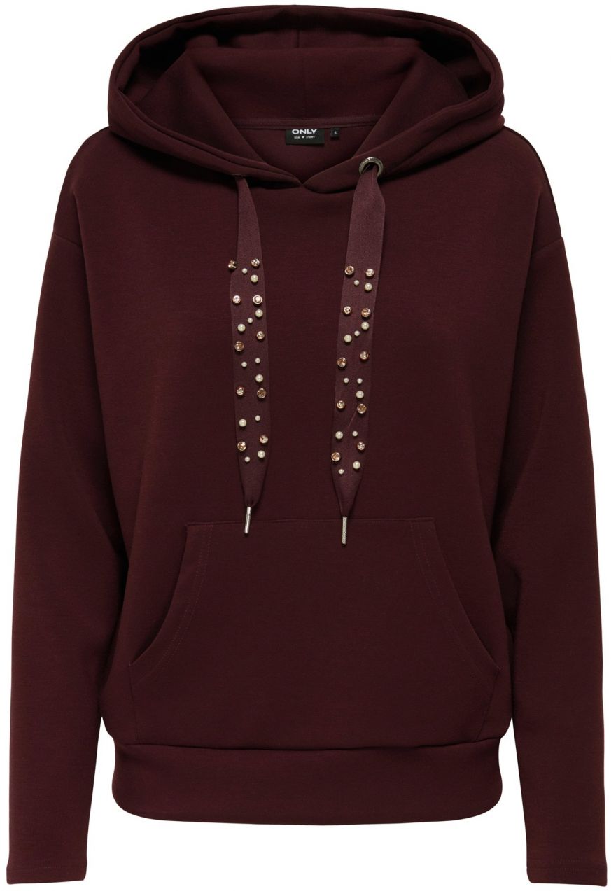 ONLY Mikina 'ONLFANCY'  čokoládová