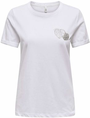 ONLY Tričko  strieborná / biela